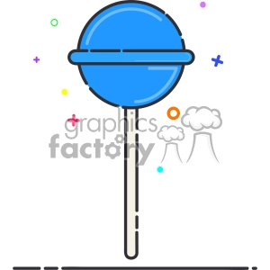 lollipop vector flat icon design