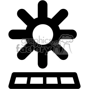 solar vector icon