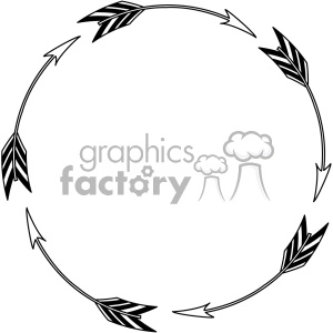 circle arrow design vector art