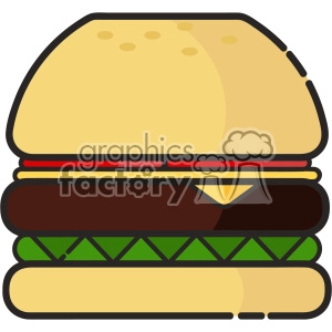 Burger clip art vector images