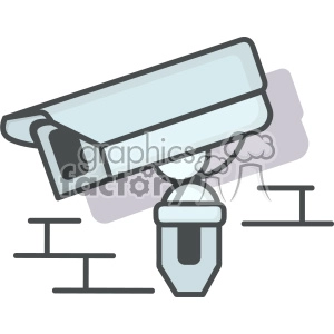 Surveillance Camera vector clip art images