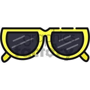 sunglasses vector art