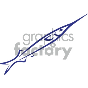 swordfish vector icon