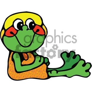 cartoon clipart frog 005 c