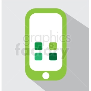 mobile apps vector icon clip art