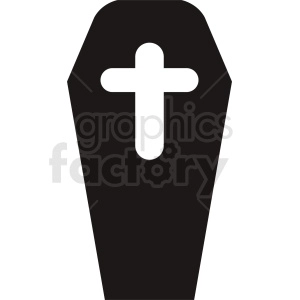 vector coffin icon no background