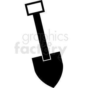 shovel vector icon