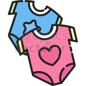 baby rompers icon