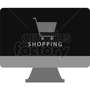 online shopping vector