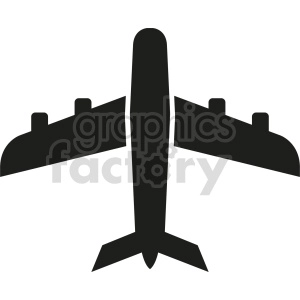 airplane vector clipart 5