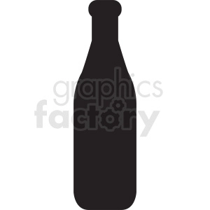 silhouette of milk bottle no background