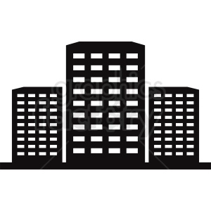 city office building vector clipart