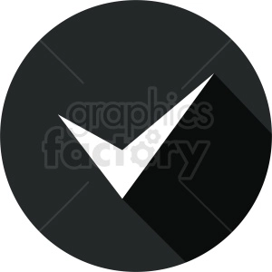 black checkmark icon