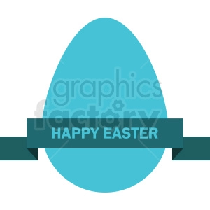 happy easter egg vector clipart