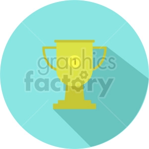 trophy vector icon graphic clipart 3