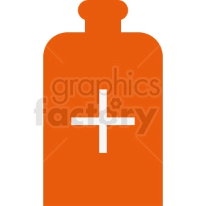 orange prescription bottle vector clipart