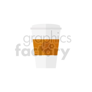 coffee cup on vector clipart 01
