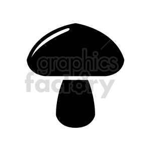 black mushroom design
