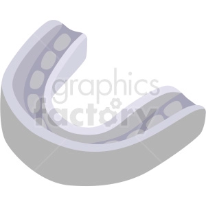 boxing mouth piece vector clipart