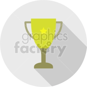 trophy vector icon graphic clipart 2
