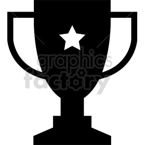 trophy vector icon graphic clipart 5