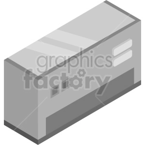isometric air conditioner vector icon clipart 3