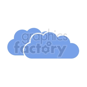 cloud vector clipart icon