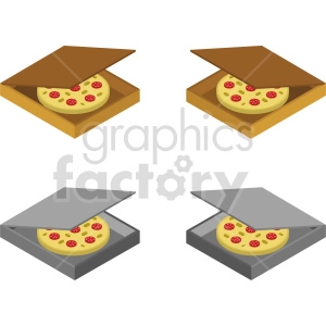 pizza bundle vector graphic