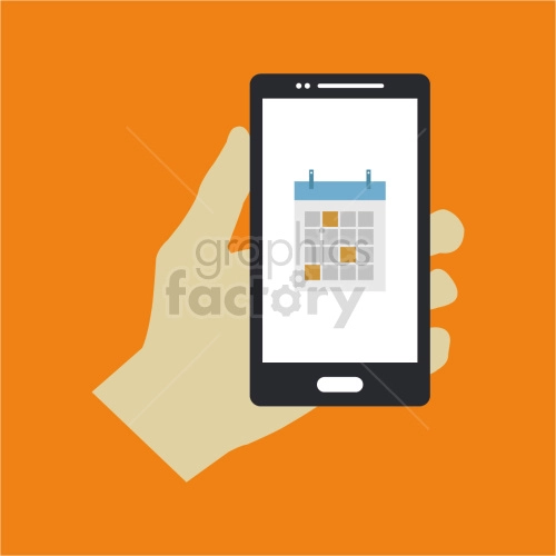 appointments app vector clipart