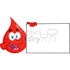 blood-drop-with-large-blank-sign