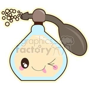 Perfume cartoon character vector image