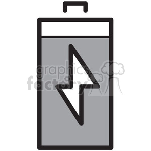 full battery vector icon