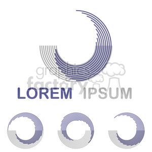 logo template circle 010
