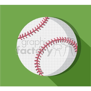 sports equipment baseball illustration