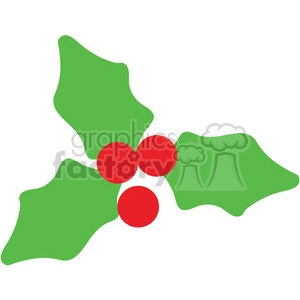 holly berries icon vector art