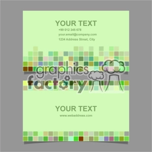 vector business card template set 054