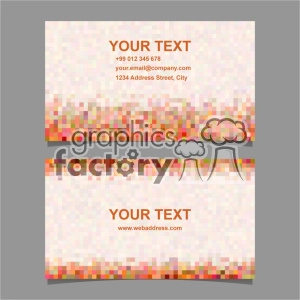 vector business card template set 059