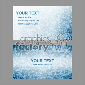 vector business card template set 017