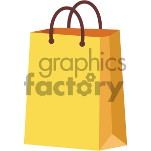 shopping bag vector flat icon