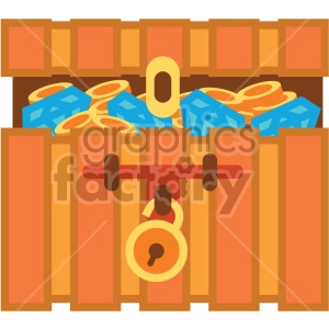 treasure chest vector game art icons