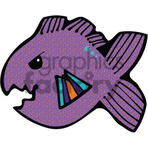 cartoon vector fish 003 c