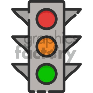 traffic light vector royalty free icon art
