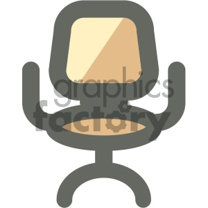office chair furniture icon