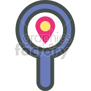 search for location vector flat icons