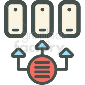 data transfer vector icon