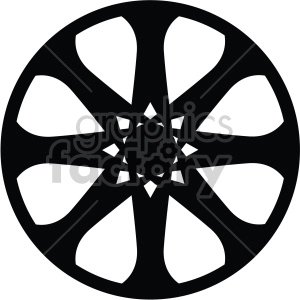 wheel rim eight star