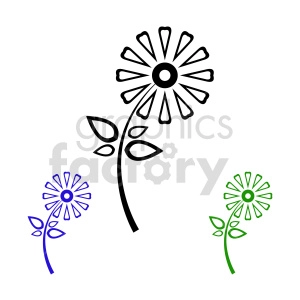flower bundle vector design 5