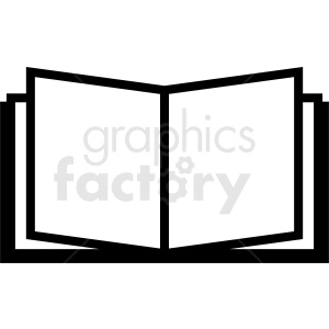 vector book icon no background