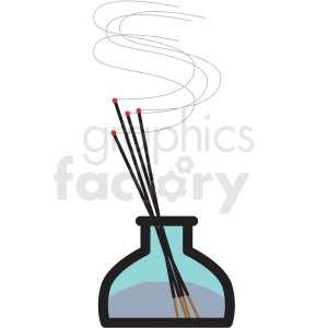 incense vector icon clipart