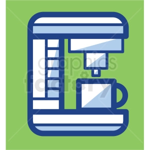 coffee maker vector icons